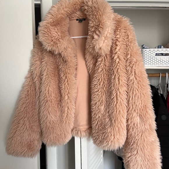 wild fable Jackets & Blazers - Pink Fuzzy Jacket